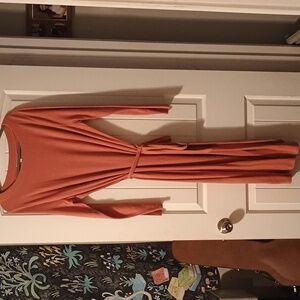Time and Tru Coral Sweater Dress XXL
